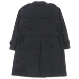 Burberry LONDON trench coat Outer: 100% cotton, Sleeve lining: polyester, Lining: cotton, Leather part: cowhide, Liner: 100% wool black mens L