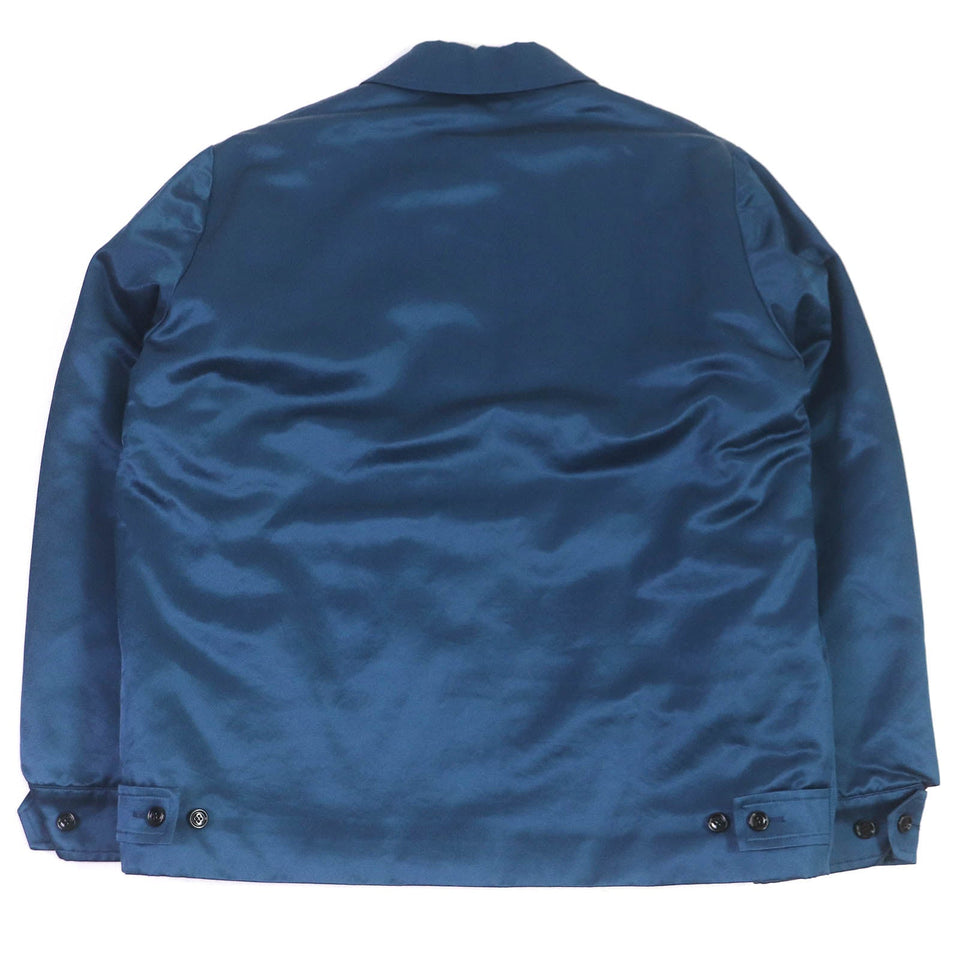 Gucci Blouson 645702 Outer: 70% cotton, Outer: 30% rayon, Lining: 100% nylon, Part: 68% wool, Part: 32% rayon blue mens 48