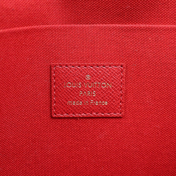 Louis Vuitton Pochette Felicie Damier 2way Chain Wallet Shoulder Bag