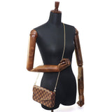 Louis Vuitton Pochette Felicie Damier 2way Chain Wallet Shoulder Bag