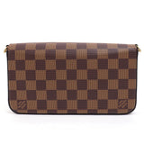 Louis Vuitton Pochette Felicie Damier 2way Chain Wallet Shoulder Bag