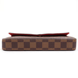 Louis Vuitton Pochette Felicie Damier 2way Chain Wallet Shoulder Bag