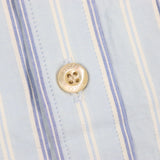 Gucci Long sleeve shirt 703396 Main: 100% cotton, Part: 100% polyester Light blue stripe mens 38|15