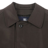 Burberry LONDON Stainless collar coat Outer: 67% wool, Outer: 33% silk, Lining: cupra, Lining: polyester, Liner: 50% cupra Dark brown mens 90-165-4