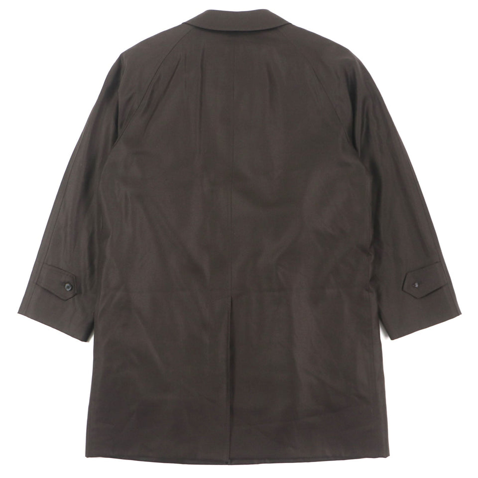 Burberry LONDON Stainless collar coat Outer: 67% wool, Outer: 33% silk, Lining: cupra, Lining: polyester, Liner: 50% cupra Dark brown mens 90-165-4