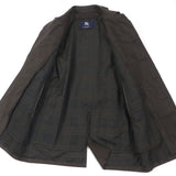 Burberry LONDON Stainless collar coat Outer: 67% wool, Outer: 33% silk, Lining: cupra, Lining: polyester, Liner: 50% cupra Dark brown mens 90-165-4
