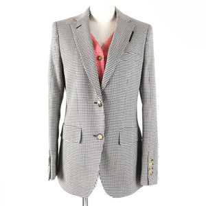 Burberry tailored jacket 4562621 Main: 100% wool, Lining: 100% cupra, Sleeve lining: 50% acetate, Sleeve lining: 50% cupra, Part: 72% wool Black type Women 36