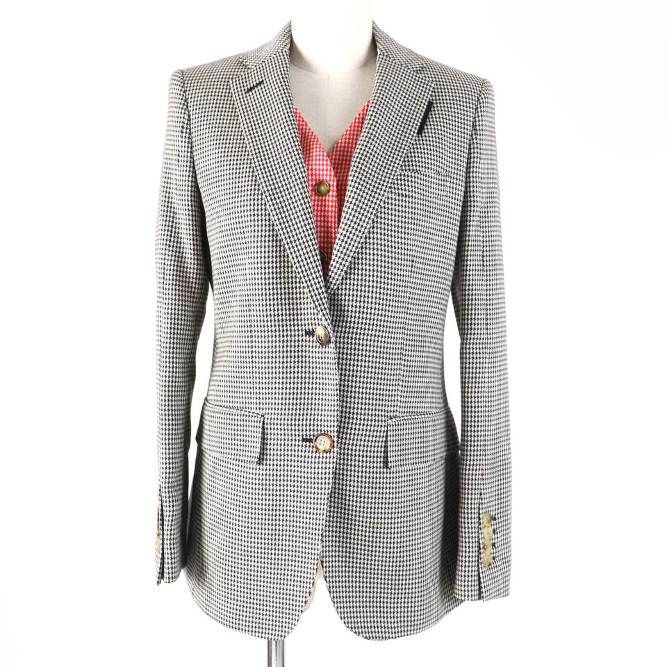Burberry tailored jacket 4562621 Main: 100% wool, Lining: 100% cupra, Sleeve lining: 50% acetate, Sleeve lining: 50% cupra, Part: 72% wool Black type Women 36