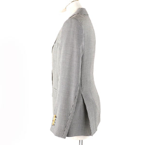 Burberry tailored jacket 4562621 Main: 100% wool, Lining: 100% cupra, Sleeve lining: 50% acetate, Sleeve lining: 50% cupra, Part: 72% wool Black type Women 36