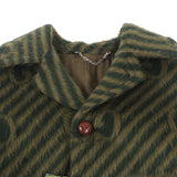 Gucci Stainless collar coat 639261 Outer: 55% llama, Outer: 45% wool, Lining: 100% rayon, Part: 82% polyester, Part: 18% polyester green mens 44
