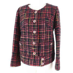 Chanel Tweed No Collar Jacket P73176