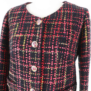 Chanel Tweed No Collar Jacket P73176