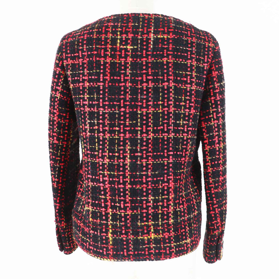 Chanel Tweed No Collar Jacket P73176