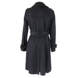 Burberry trench coat Outer: 100% cotton, Lining: cotton, Sleeve lining: cupra, Leather part: cowhide, Liner: 100% wool black Women 36