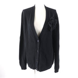 Gucci cardigan 526719 Main: 70% wool, Main: 30% cashmere, Part: 100% cotton, Part: 100% wool, Part: 100% cashmere black Women L