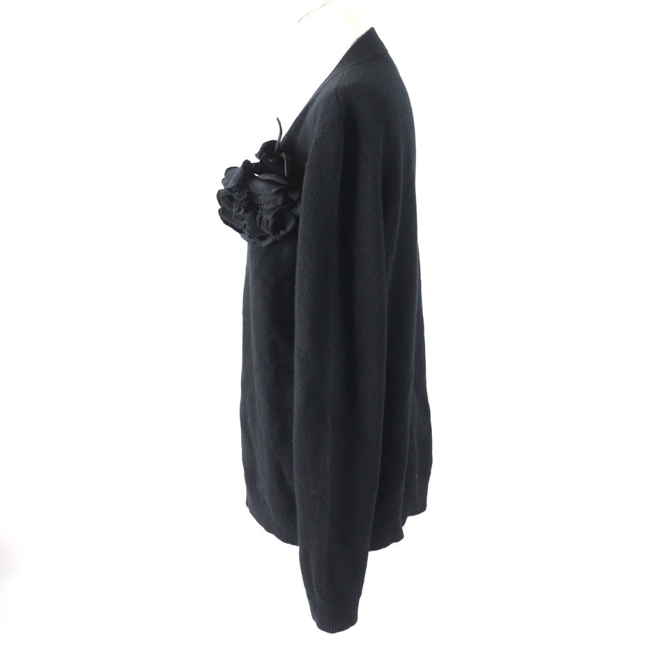 Gucci cardigan 526719 Main: 70% wool, Main: 30% cashmere, Part: 100% cotton, Part: 100% wool, Part: 100% cashmere black Women L
