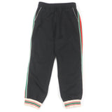 Gucci Pants 663569 Main: 100% polyester, some parts: 55% polyester, some parts: 45% cotton black GG jersey jacquard jogging pants mens M