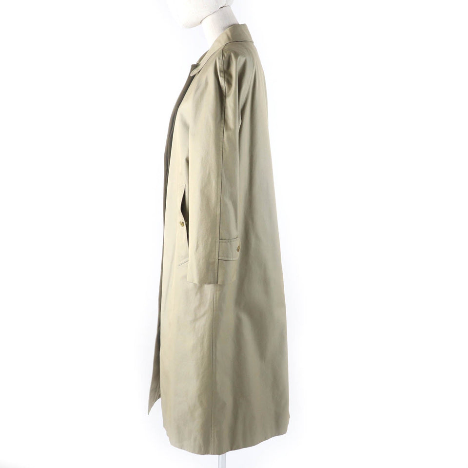 Burberry Stainless collar coat FD080-030-41 Outer: 100% cotton, Lining: cotton, Part: cotton, Lining: 100% wool, Lining: polyester khaki Women 11