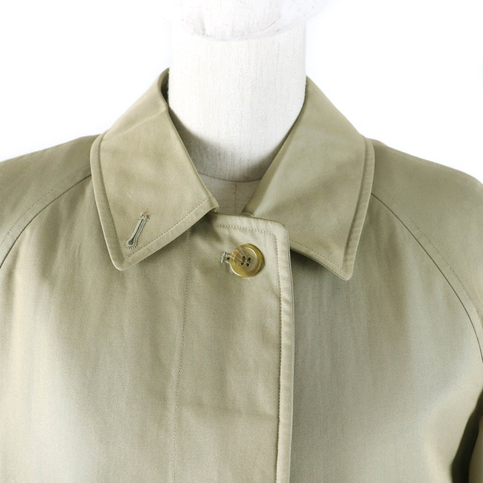 Burberry Stainless collar coat FD080-030-41 Outer: 100% cotton, Lining: cotton, Part: cotton, Lining: 100% wool, Lining: polyester khaki Women 11