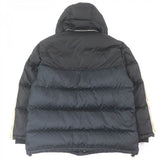 Gucci down coat 598725 Main: 100% nylon, Part: 100% wool, Filling: 80% down, Filling: 20% feather, Part: 80% nylon black mens 50