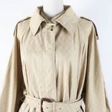 Gucci trench coat 771441 Outer material: 50% cotton, Outer material: 50% nylon, Leather part: cowhide, Lining: 100% rayon beige Women 40