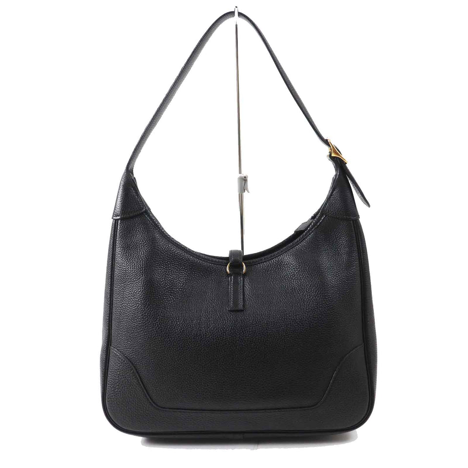 Hermes Shoulder Bag Main: Togo black Trim 31 Women