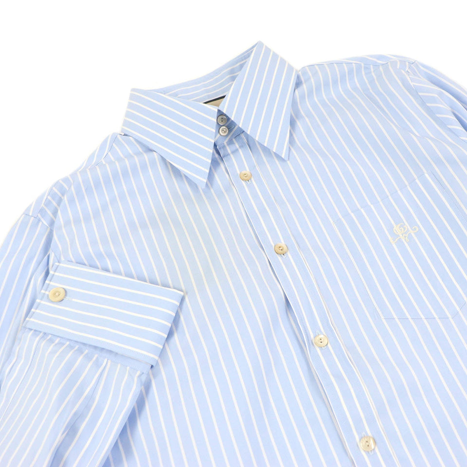 Gucci Long sleeve shirt 680788 Main: 100% cotton, Part: 100% polyester blue mens 41