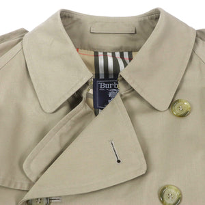 Burberry trench coat Outer: 51% cotton, Outer: 49% polyester, Lining: 50% polyester, Lining: 50% cotton beige mens 42