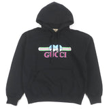 Gucci Hoodie 782788 Main: 100% cotton, part: 97% cotton, part: 3% polyurethane black mens S