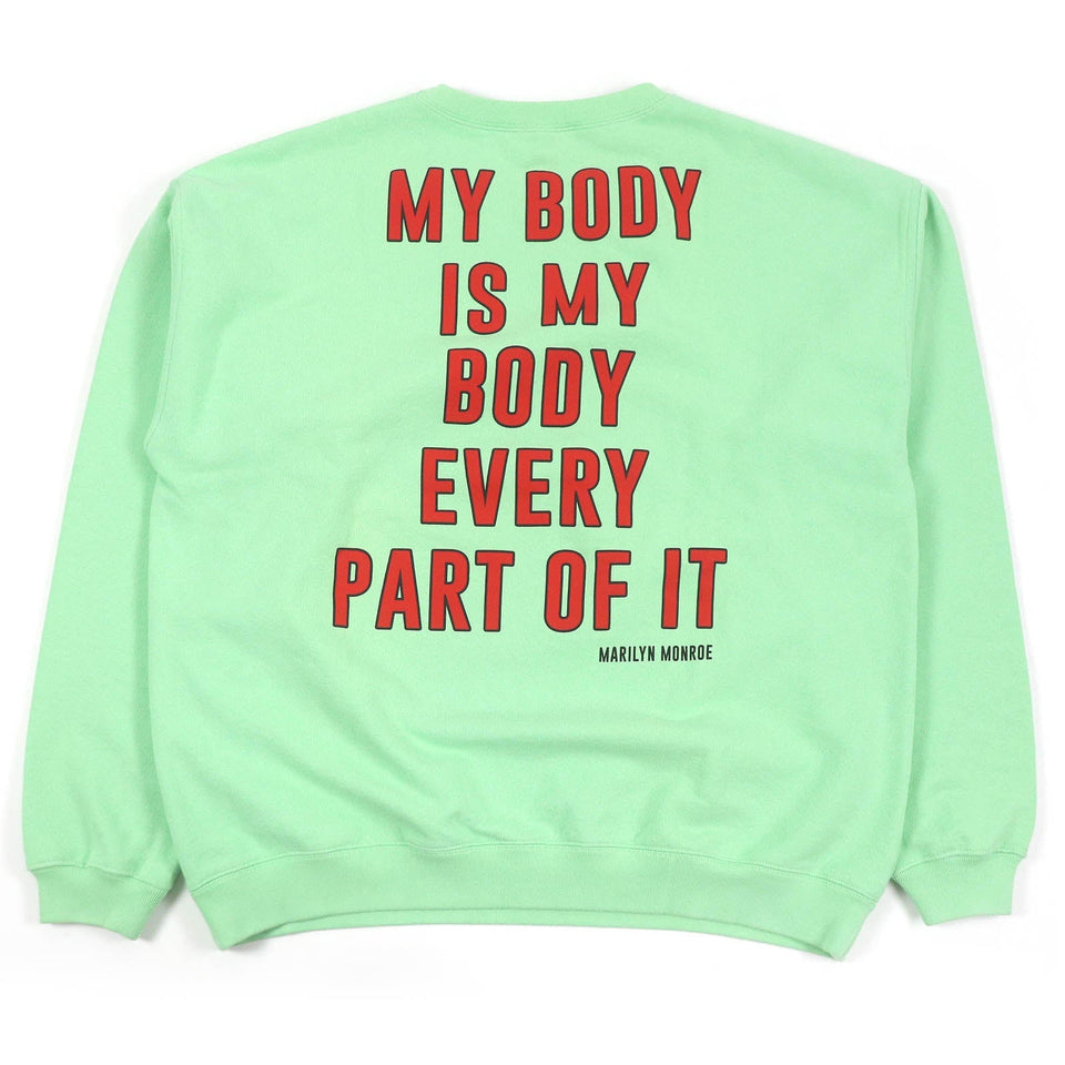 Gucci sweat 700119 Main: 100% cotton, part: 97% cotton, part: 3% polyurethane mint mens XL