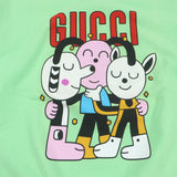 Gucci sweat 700119 Main: 100% cotton, part: 97% cotton, part: 3% polyurethane mint mens XL