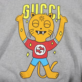 Gucci Hoodie 700120 Main: 100% cotton, part: 97% cotton, part: 3% polyurethane gray mens L