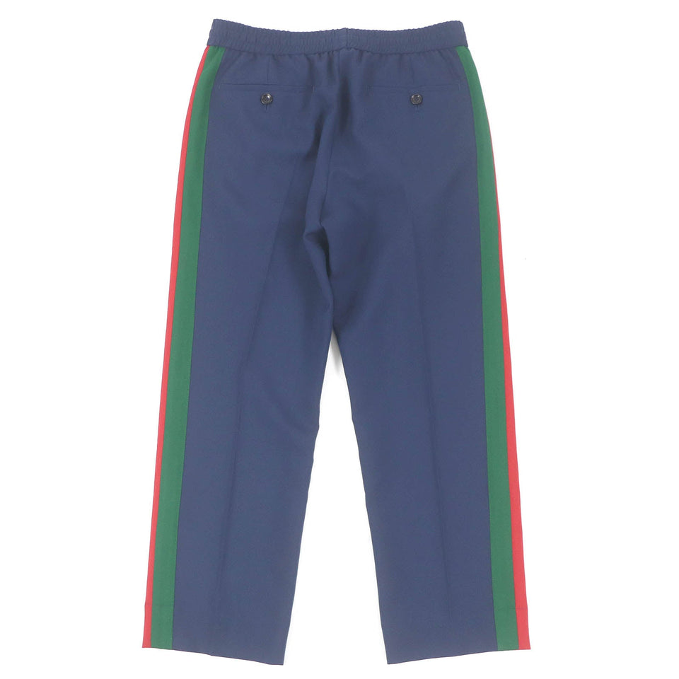 Gucci Pants 493714 Outer: 83% wool, Outer: 17% mohair, Lining: 100% cotton Navy mens 44
