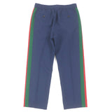 Gucci Pants 493714 Outer: 83% wool, Outer: 17% mohair, Lining: 100% cotton Navy mens 44