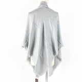Gucci shawl 387563 Main: 50% wool, Main: 50% silk gray Women