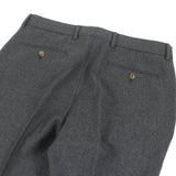 Gucci slacks 698813 Outer material: 100% wool, leather part: cowhide gray mens 50
