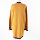 Chanel Cashmere COCO Button Bicolor Knit igan