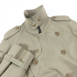 Burberry trench coat Main: 100% cotton, sleeve lining: 100% polyester khaki mens