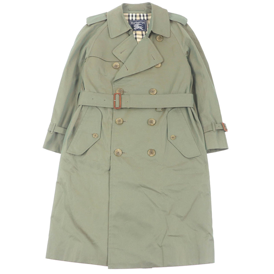 Burberry trench coat Main: 100% cotton, sleeve lining: 100% polyester iridescent mens
