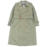 Burberry trench coat Main: 100% cotton, sleeve lining: 100% polyester iridescent mens