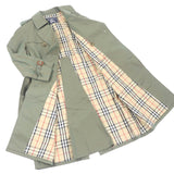 Burberry trench coat Main: 100% cotton, sleeve lining: 100% polyester iridescent mens