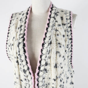 Chanel Cashmere Wool Long Knit Dress 36 Women