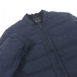 Gucci Down jacket 322555 Main: 92% nylon, Main: 8% polyurethane, Part: 98% wool, Part: 2% polyurethane, Filling: 100% down Navy mens 44