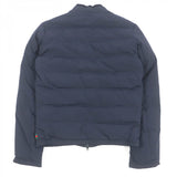 Gucci Down jacket 322555 Main: 92% nylon, Main: 8% polyurethane, Part: 98% wool, Part: 2% polyurethane, Filling: 100% down Navy mens 44