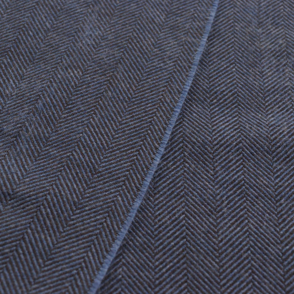Gucci Scarf 344993 Main: 100% wool Blue type Herringbone Pattern mens