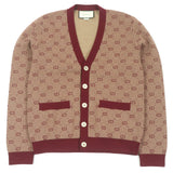 Gucci sweater 572631 Main: 78% wool, Main: 22% cotton, Part: 94% cotton, Part: 5% nylon, Part: 1% polyurethane Bordeaux mens S