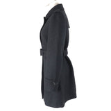 Burberry LONDON coat Outer material: 61% wool, Outer material: 26% polyester, Outer material: 9% acrylic, Outer material: 4% nylon, Part: 100% polyester black Women 38