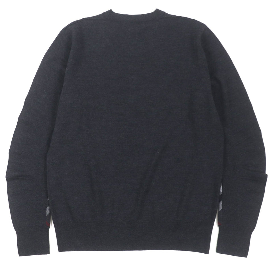 Burberry sweater 4061739 Main: 100% wool Dark gray mens L