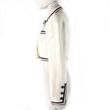 Chanel Vintage Tweed Jacket Cotton Silk 36