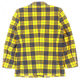 Gucci tailored jacket 714971 Main: 100% cotton, Lining: 100% rayon, Sleeve lining: 100% cupra, Lining: 100% cotton yellow Double-Breasted Checked Cotton-Corduroy Blazer mens 50